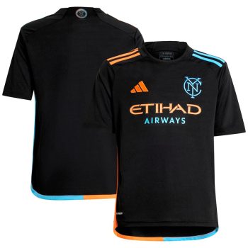 New York City FC Youth 2024 24/7 Kit Replica Jersey Black