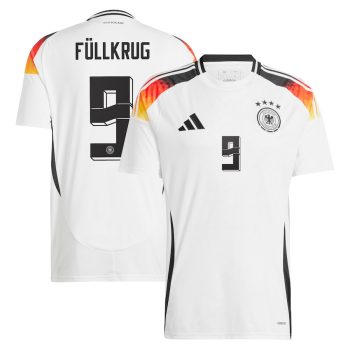 Niclas Fullkrug 9 Germany National Team 2024 Home Men Jersey - White