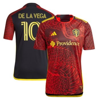 Pedro de la Vega Seattle Sounders FC 2024 The Bruce Lee Kit Replica Player Jersey Red