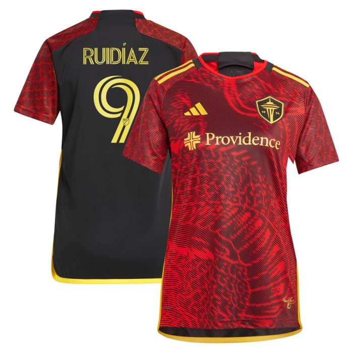 Raul Ruidiaz Seattle Sounders FC Women's 2024 The Bruce Lee Kit Replica Player Jersey Red