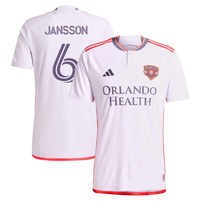 Robin Jansson Orlando City SC 2024 Legacy Kit Replica Player Jersey Purple