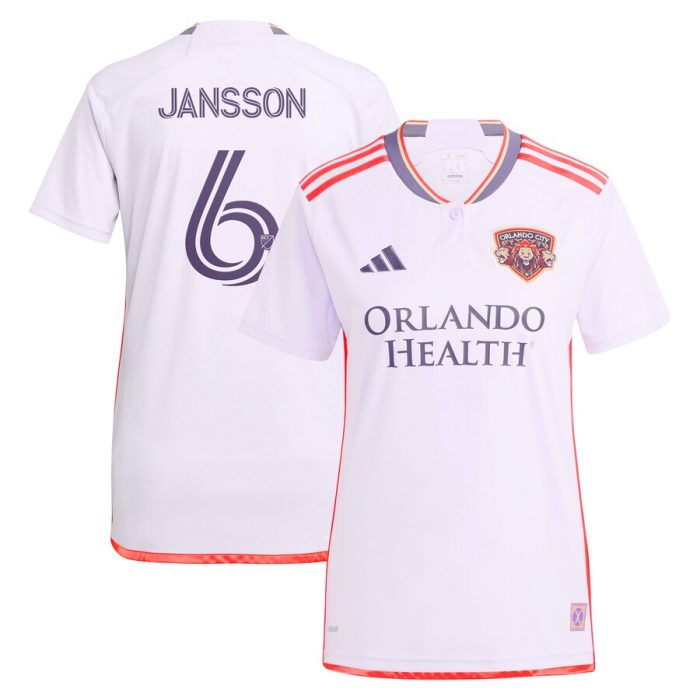 Robin Jansson Orlando City SC Women's 2024 Legacy Kit Replica Player Jersey Purple