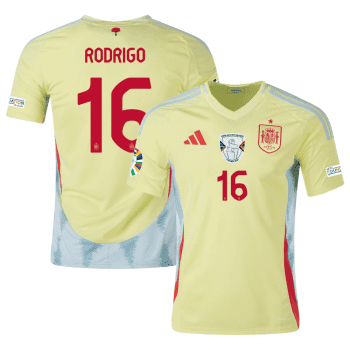 Rodrigo 16 Spain National Team 2024 Away Men Jersey - Yellow