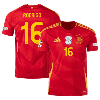 Rodrigo 16 Spain National Team 2024 Home Men Jersey - Scarlet