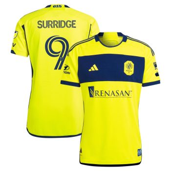 Sam Surridge Nashville SC 2024 The 615 Kit Player Jersey - Yellow