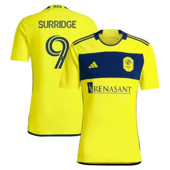 Sam Surridge Nashville SC 2024 The 615 Kit Replica Player Jersey - Yellow