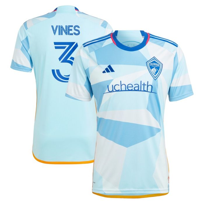 Sam Vines Colorado Rapids 2024 New Day Kit Replica Player Jersey - Light Blue