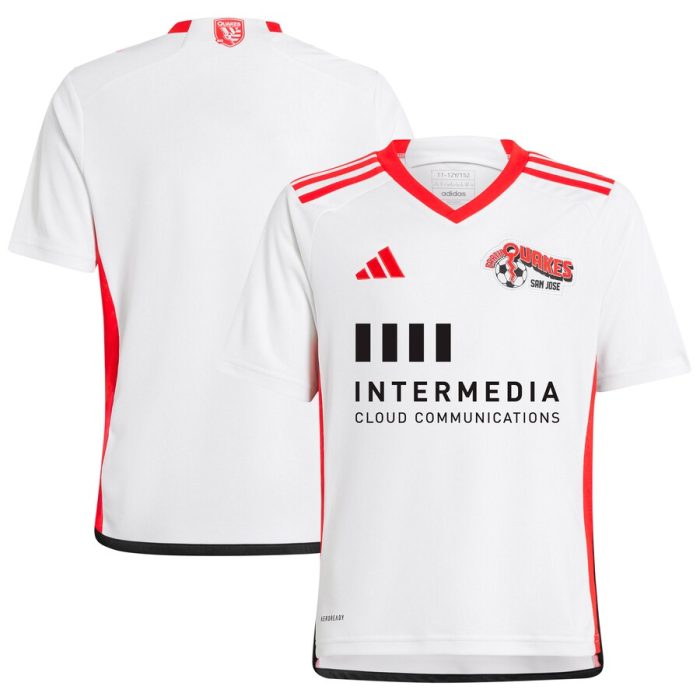 San Jose Earthquakes Youth 2024 The 50 Kit Replica Jersey - White