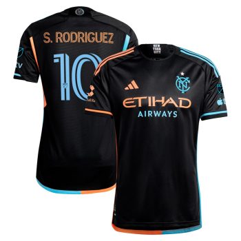 Santiago Rodriguez New York City FC 2024 24/7 Kit Player Jersey Black