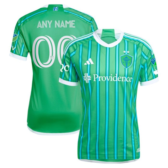 Seattle Sounders FC 2024 The Anniversary Kit Custom Jersey Green