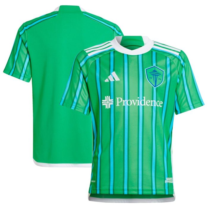 Seattle Sounders FC Youth 2024 The Anniversary Kit Replica Jersey Green