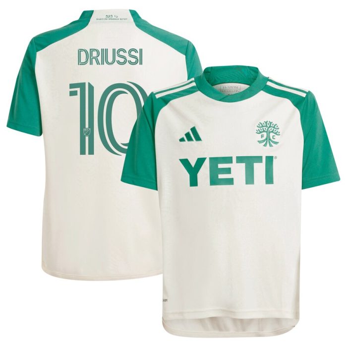 Sebastian Driussi Austin FC Youth 2024 The Armadillo Kit Replica Player Jersey Tan