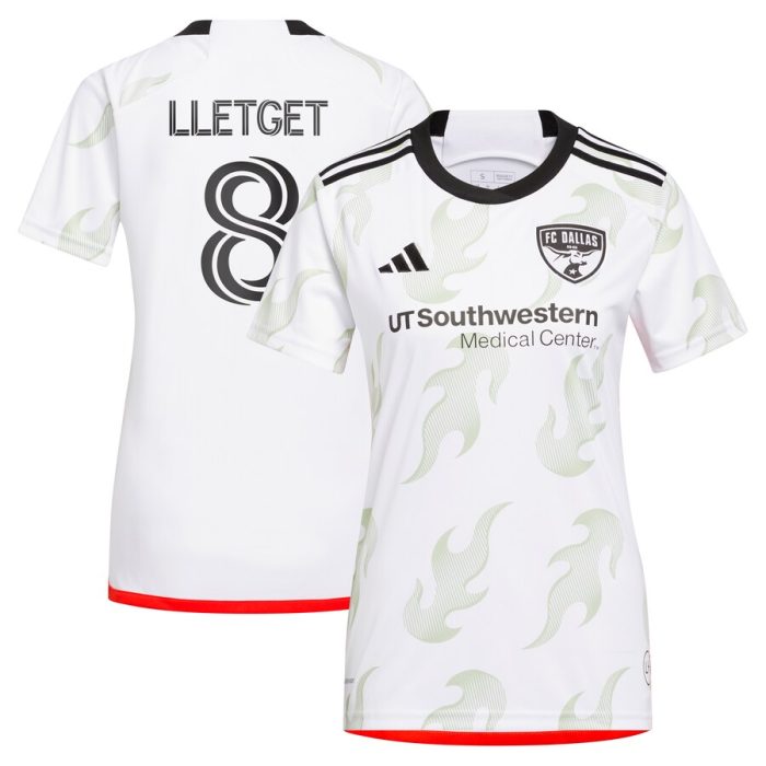 Sebastian Lletget FC Dallas Women's 2024 Burn Baby Burn Replica Player Jersey White