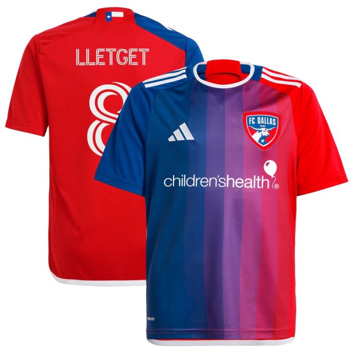 Sebastian Lletget FC Dallas Youth 2024 After Burner Replica Player Jersey Navy