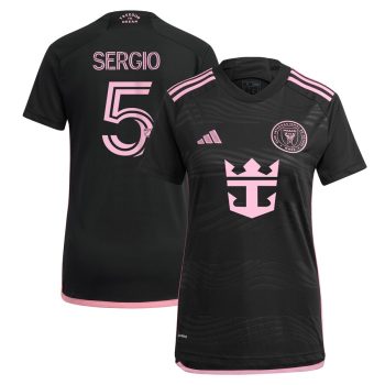 Sergio Busquets Inter Miami CF Women's 2024 La Noche Replica Player Jersey - Black