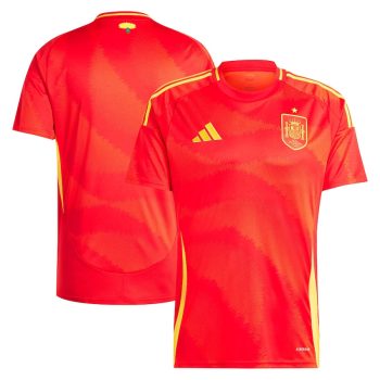Spain National Team 2024 Home Men Jersey - Scarlet