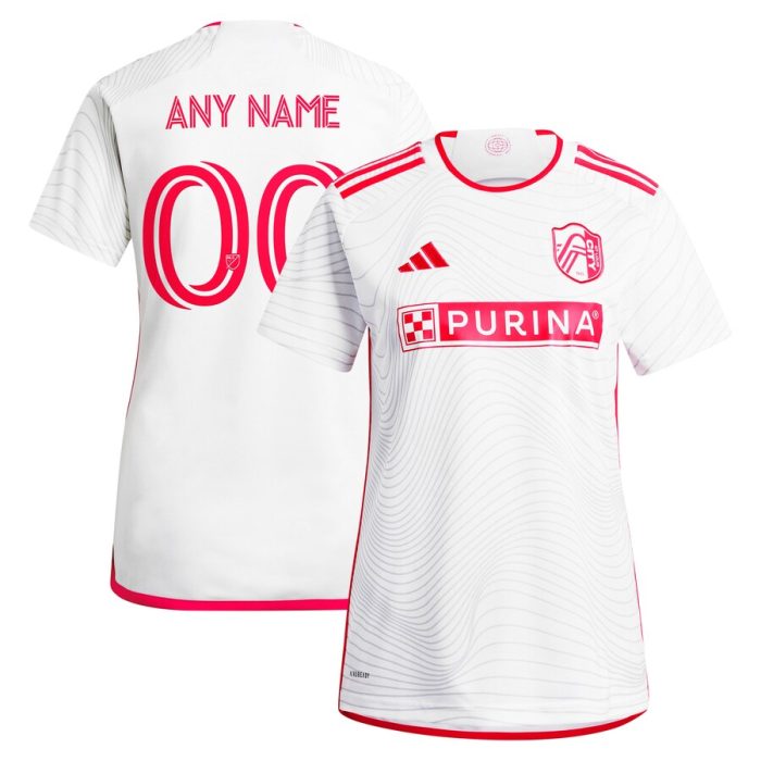 St. Louis City SC Women's 2024 The Confluence Kit Replica Custom Jersey - White