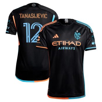 Strahinja Tanasijevic New York City FC 2024 24/7 Kit Player Jersey - Black