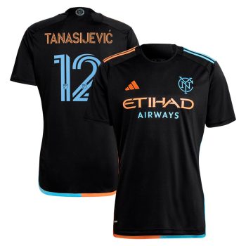 Strahinja Tanasijevic New York City FC 2024 24/7 Kit Replica Player Jersey - Black