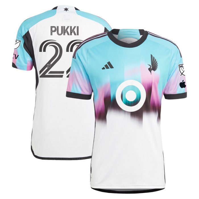 Teemu Pukki Minnesota United FC 2024 The Northern Lights Kit Player Jersey - White