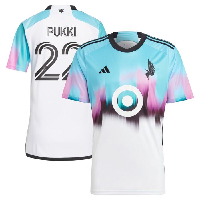 Teemu Pukki Minnesota United FC 2024 The Northern Lights Kit Replica Player Jersey - White