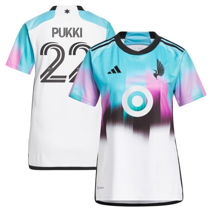 Teemu Pukki Minnesota United FC Women's 2024 The Northern Lights Kit Replica Player Jersey - White