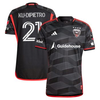 Theodore Ku-Dipietro D.C. United 2024 The Icon Kit Player Jersey Black