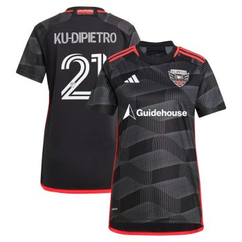 Theodore Ku-Dipietro D.C. United Women's 2024 The Icon Kit Replica Player Jersey Black