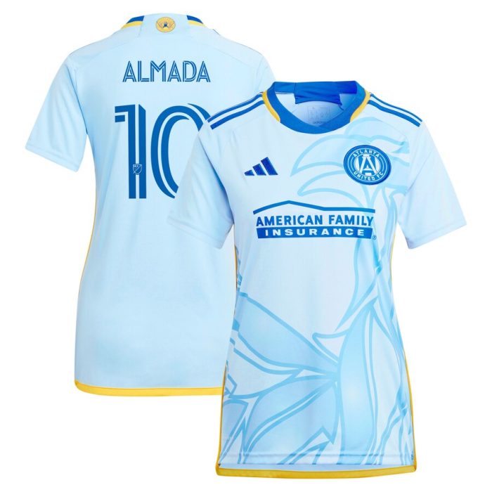 Thiago Almada Atlanta United FC Women's 2024 The Resurgens Kit Replica Player Jersey - Light Blue