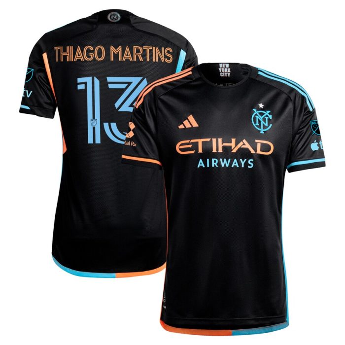 Thiago Martins New York City FC 2024 24/7 Kit Player Jersey Black