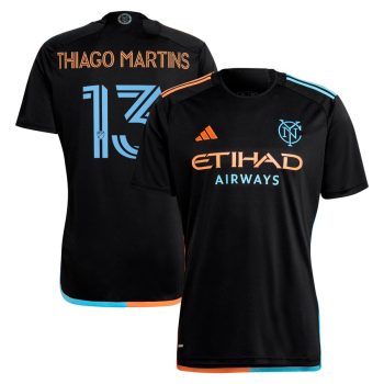 Thiago Martins New York City FC 2024 24/7 Kit Replica Player Jersey Black