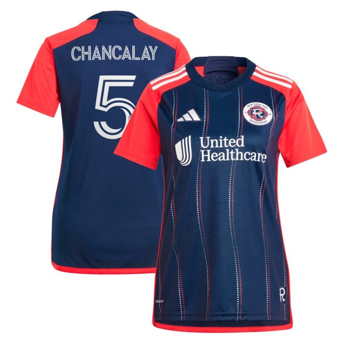 Tomas Chancalay New England Revolution Women's 2024 Boston Tea Party Replica Player Jersey Navy