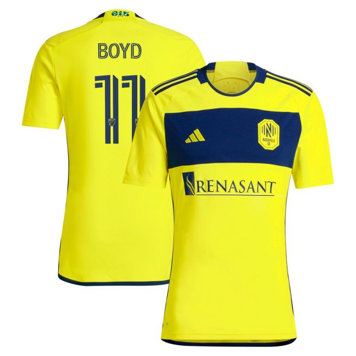 Tyler Boyd Nashville SC 2024 The 615 Kit Replica Player Jersey - Yellow