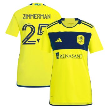 Walker Zimmerman Nashville SC Women's 2024 The 615 Kit Replica Player Jersey - Yellow