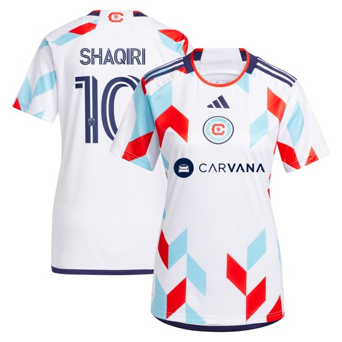 Xherdan Shaqiri Chicago Fire Women's 2024 A Kit For All Replica Player Jersey White