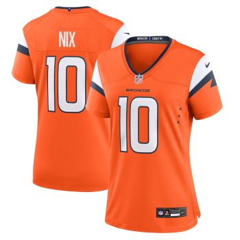 Bo Nix Denver Broncos Women's Game Jersey - Orange