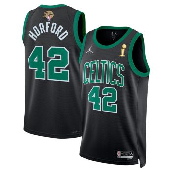 Boston Celtics #42 Al Horford Black 2024 Finals Champions Statement Edition Stitched Basketball Jersey