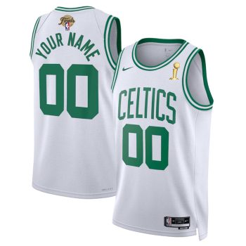 Boston Celtics Active Player Custom White 2024 Finals Champions Association Edition Stitched Basketball Jersey