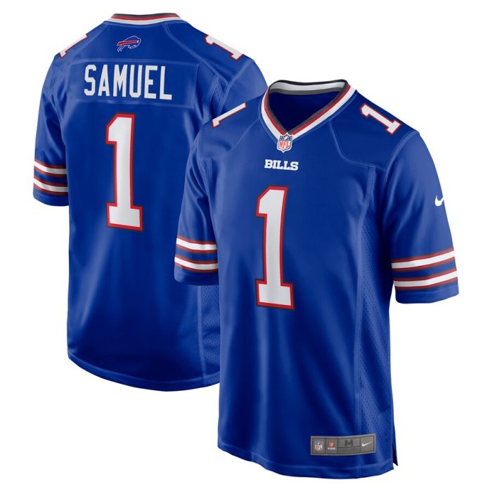 Curtis Samuel Buffalo Bills  Game Jersey - Royal