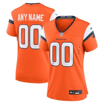 Denver Broncos Women's Custom Game Jersey  - Orange