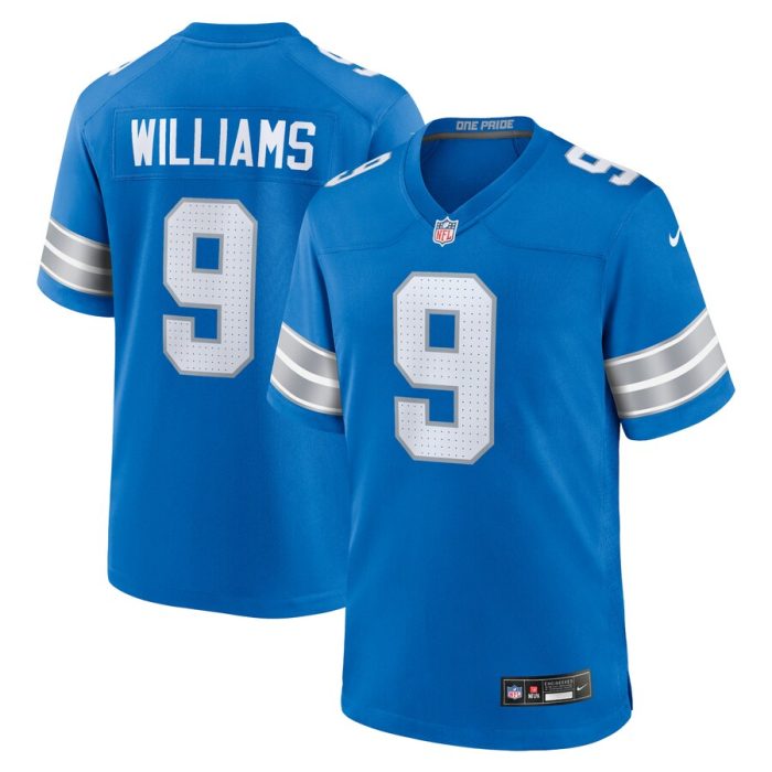 Jameson Williams Detroit Lions Game Jersey - Blue