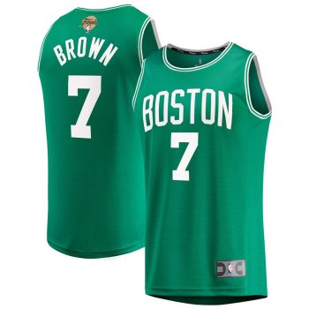 Jaylen Brown Boston Celtics Youth 2024 NBA Finals Fast Break Replica Player Jersey - Icon Edition - Kelly Green