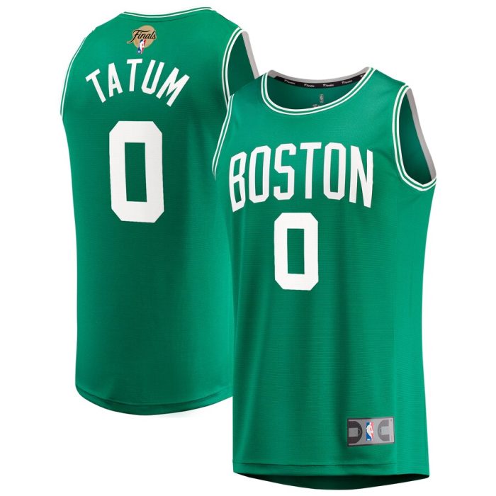 Jayson Tatum Boston Celtics Youth 2024 NBA Finals Fast Break Replica Player Jersey - Icon Edition - Kelly Green