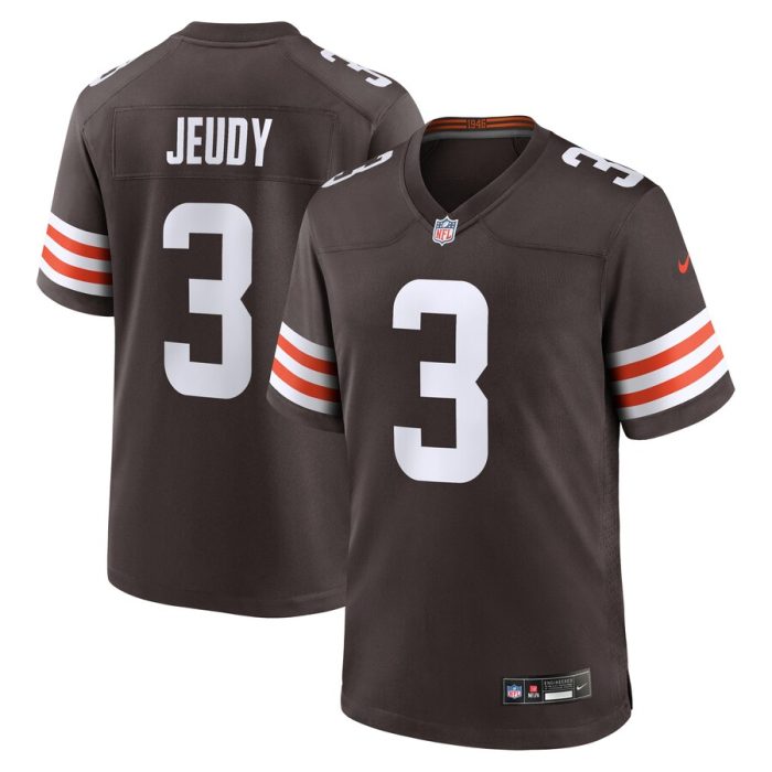 Jerry Jeudy Cleveland Browns  Game Jersey - Brown