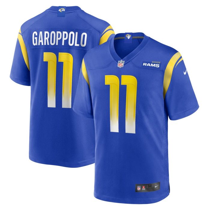 Jimmy Garoppolo Los Angeles Rams  Game Jersey - Royal