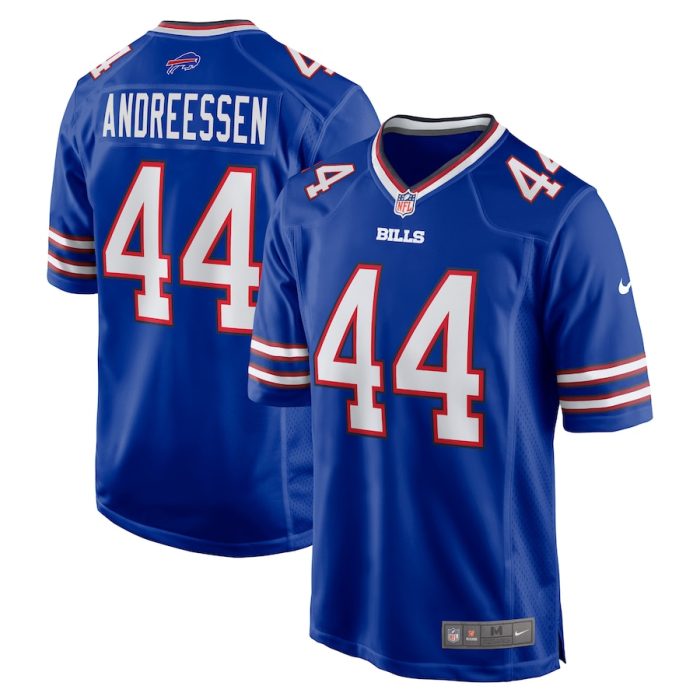 Joe Andreessen Buffalo Bills Game Jersey - Royal