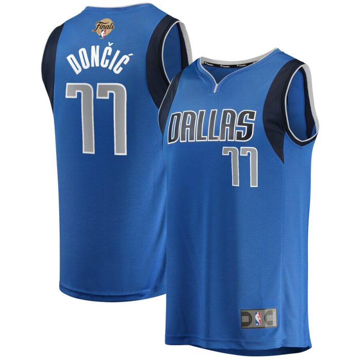 Luka Doncic Dallas Mavericks 2024 NBA Finals Fast Break Replica Player Jersey - Icon Edition - Blue