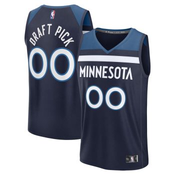 Minnesota Timberwolves 2024 NBA Draft Fast Break Player Jersey - Icon Edition - Navy