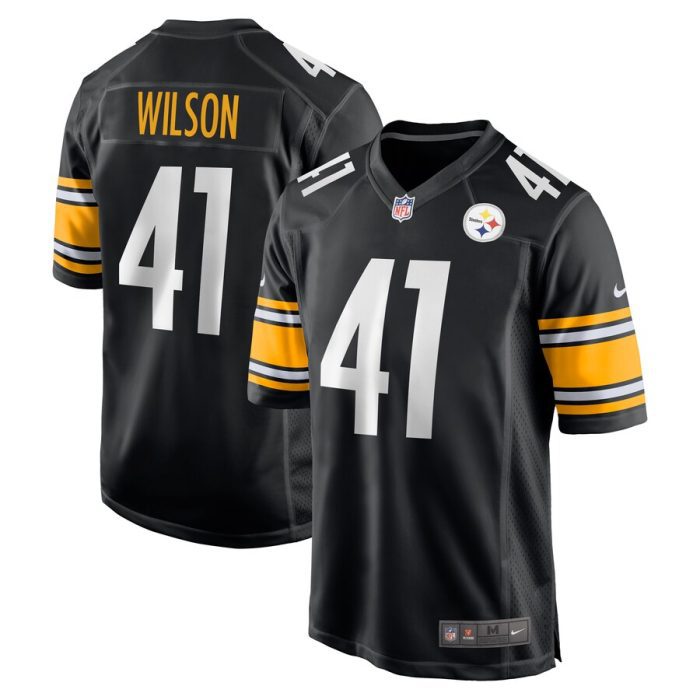 Payton Wilson Pittsburgh Steelers 2024 NFL Draft Game Jersey - Black