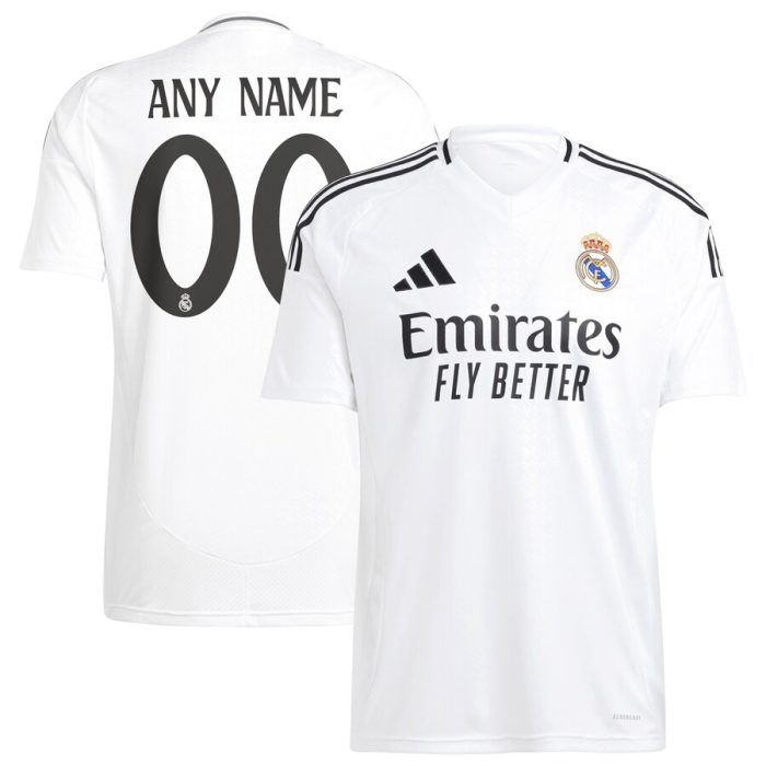 Real Madrid 2024/25 Home Replica Custom Jersey - White